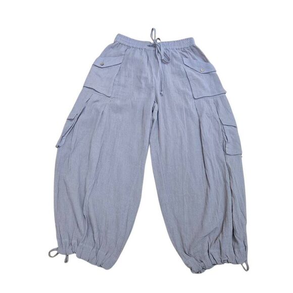 Free People Crafted Cargo Pants Size Small Oversized Boho